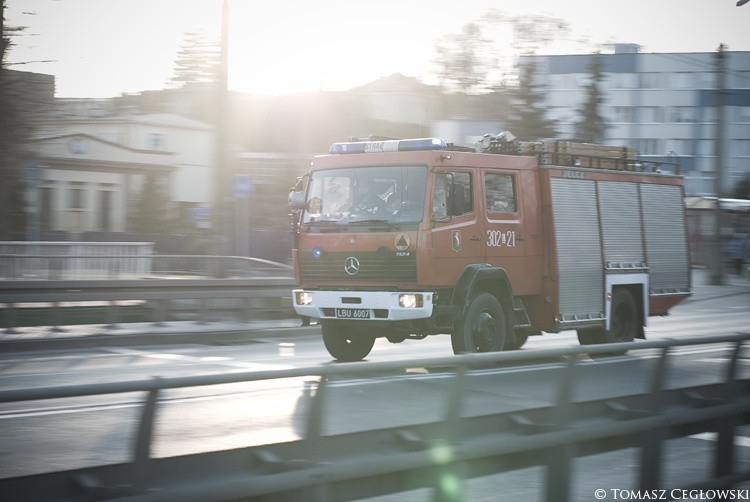 Wypadek na ul. Grabskiego w Lublinie