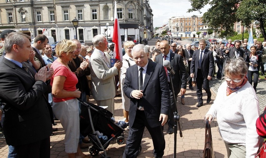 W Katowicach 2 lipca 2011 r. prezes Jarosław Kaczyński...