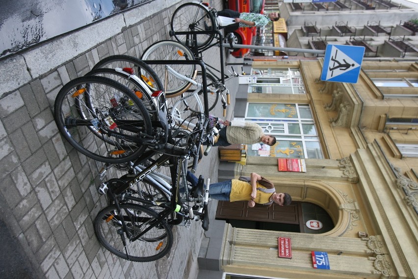 Parking rowerowy w Łodzi