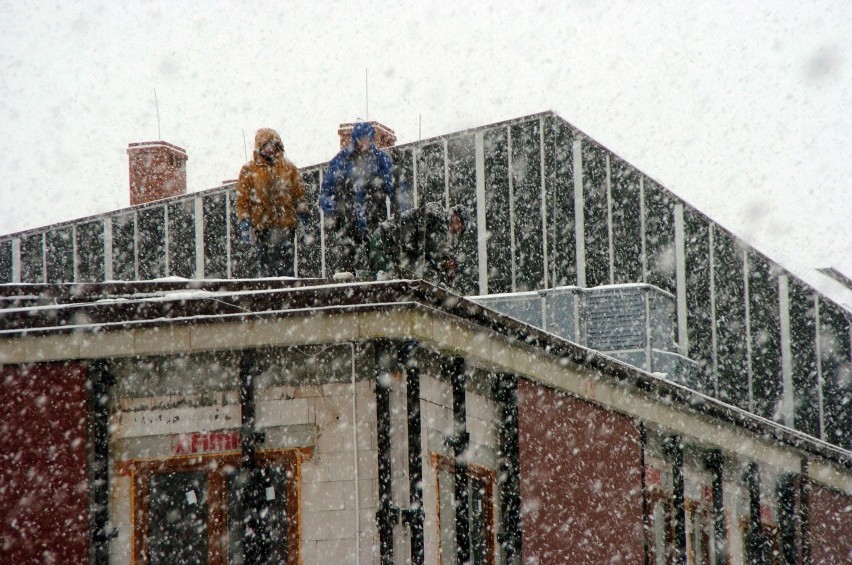Śnieżyca w Słupsku