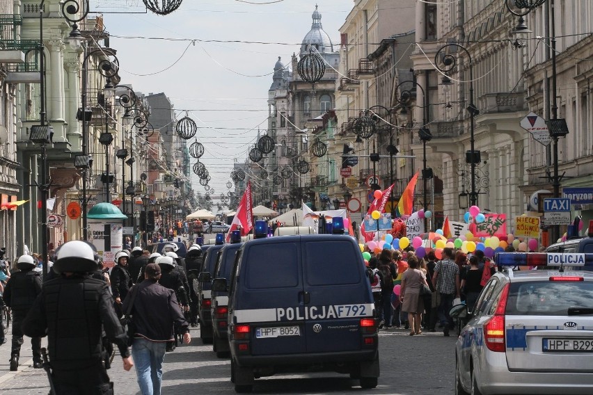 Łódź: Marsz Równości i pikieta prorodzinna (ZDJĘCIA)