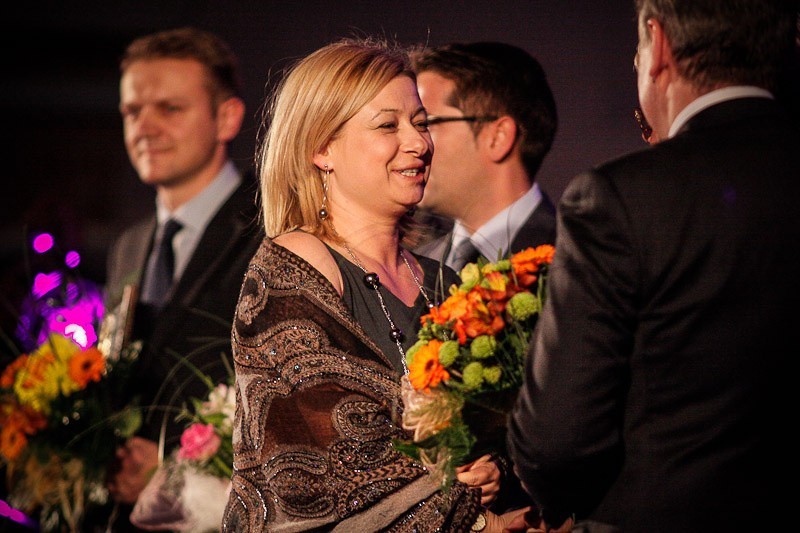 Dyrektor Agnieszka Jackowska odebrała nagrodę dla Infosysu