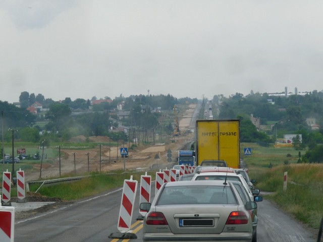 Tak wyglądała trasa do Lublina przed godz. 16:00