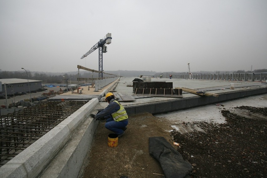 Budowa autostrady A1 przez Bytom