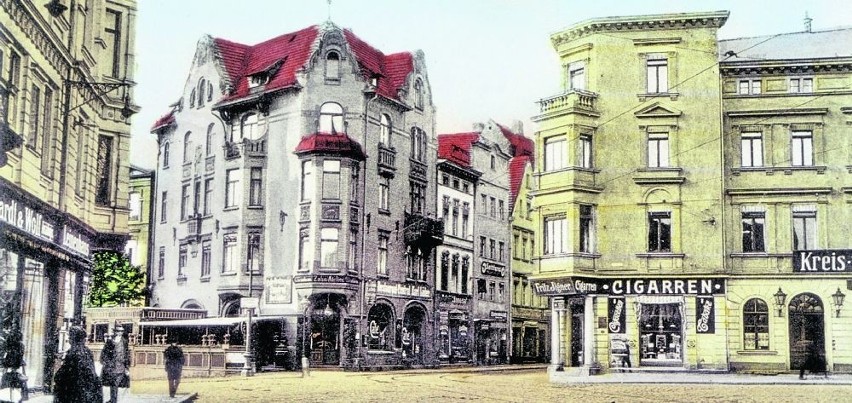 Budynek Zentralhotelu (rok 1917), czyli hotelu Centralnego,...