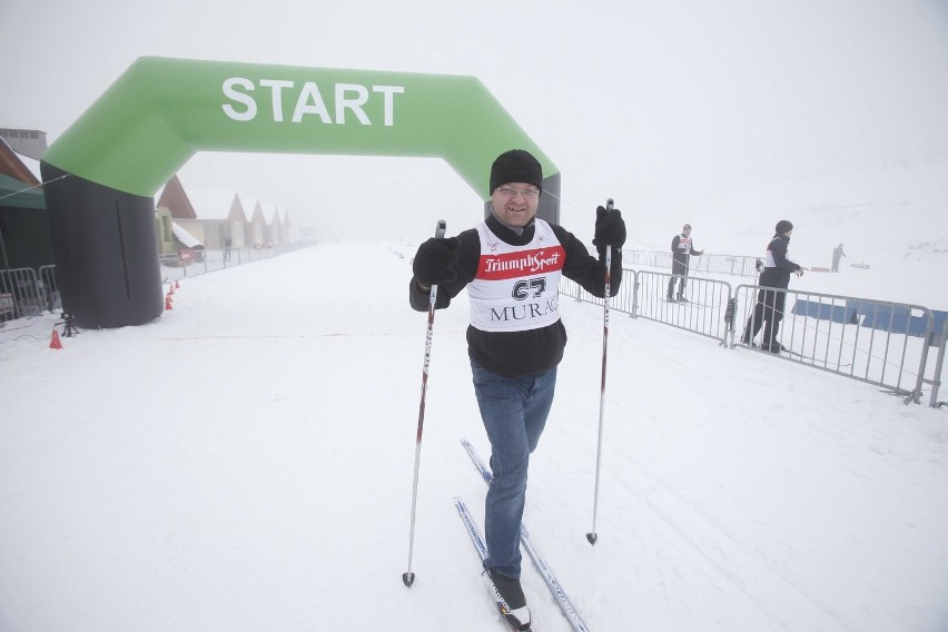 Trening biathlonowy Justyny Przybytek