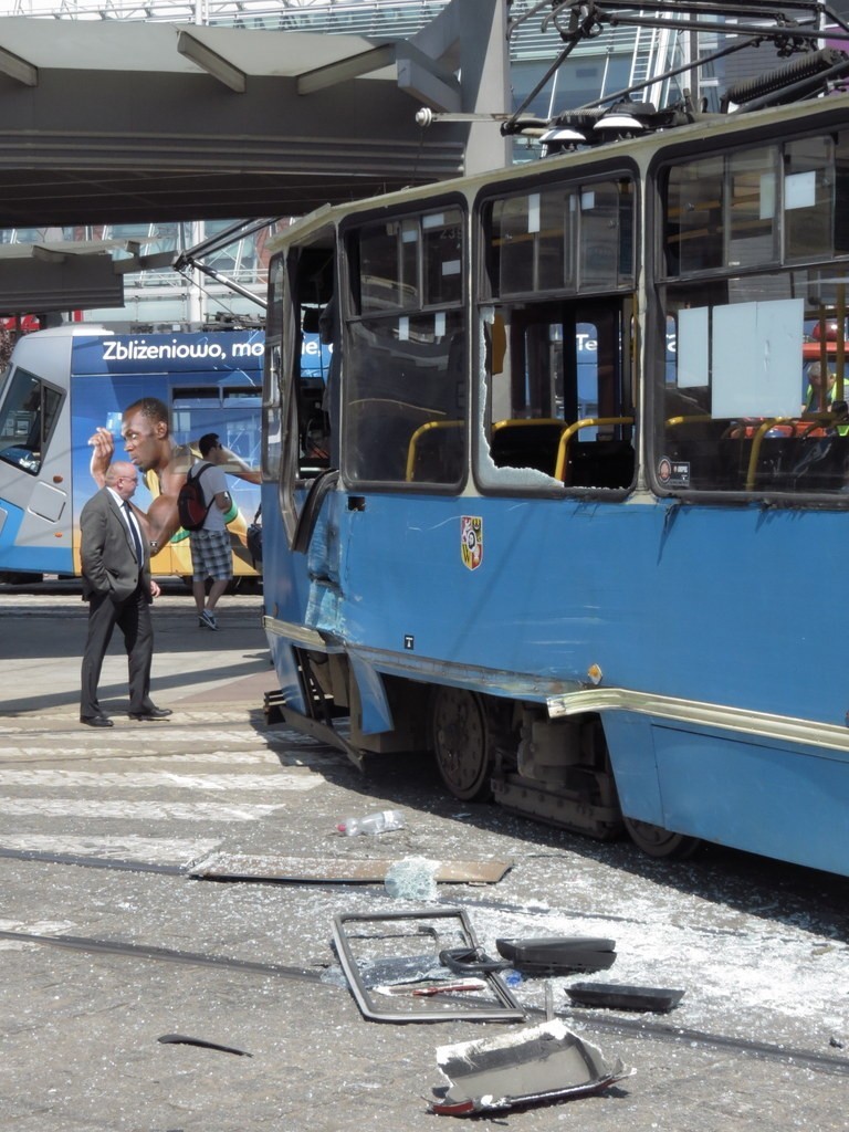Zderzenie autobusu MPK z tramwajem na Grunwaldzkim