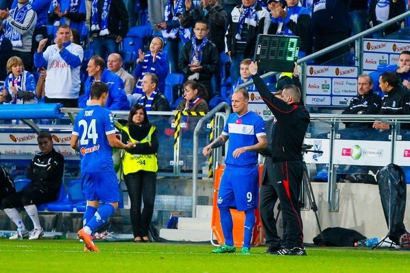 Lech Poznań - Pogoń Szczecin 1:1. Mecz niewykorzystanych sytuacji [RELACJA, ZDJĘCIA]