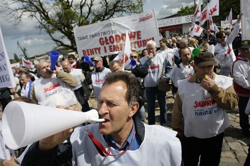 Gdańsk: Solidarność protestowała przeciwko podwyżkom (wideo)