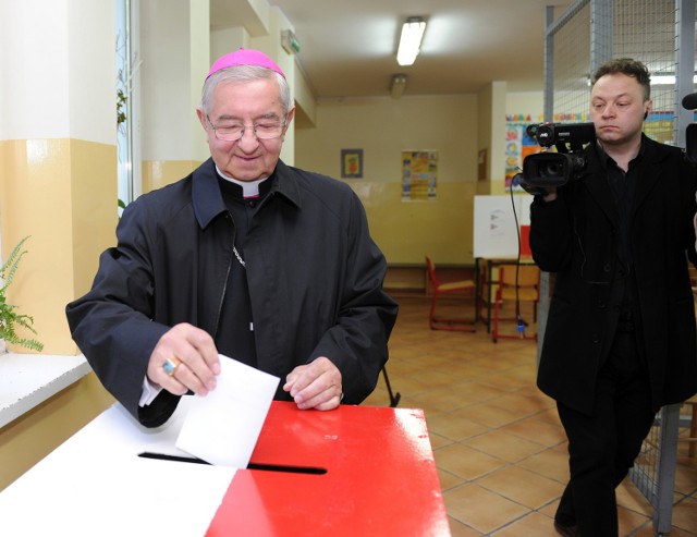 Głosowanie arcybiskupa Sławoja Leszka Głódzia