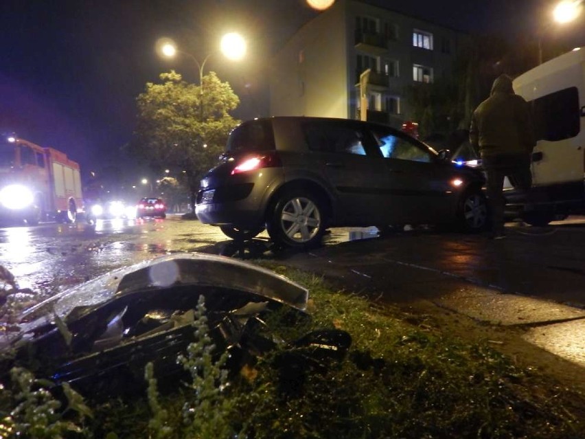 Wypadek na ulicy Jeżyka w Wągrowcu