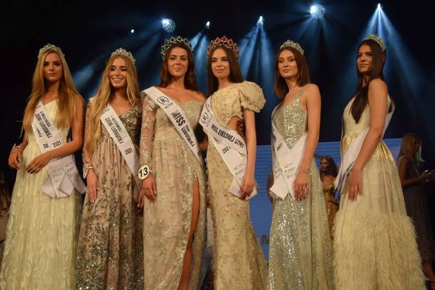 Nikola Bogucka (czwarta od lewej) zdobyła tytuł Miss Foto Ziemi Lubuskiej i Miss Zielonej Góry 2021