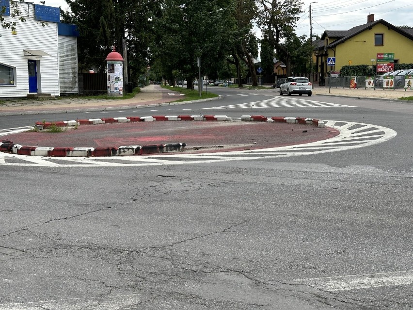 Rusza przebudowa ronda obok Dworca Autobusowego w Sandomierzu. Pojawią się utrudnienia w ruchu. Zobacz zdjęcia i film