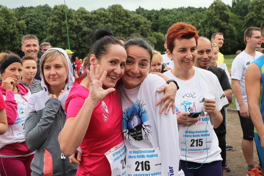 III Łódzkie Biegi Urodzinowe i Marsz Nordic Walking 26.07.2015