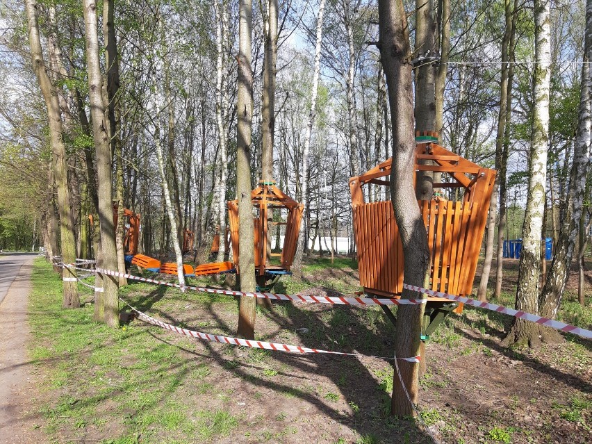 Park Linowy na Muchowcu w Katowicach