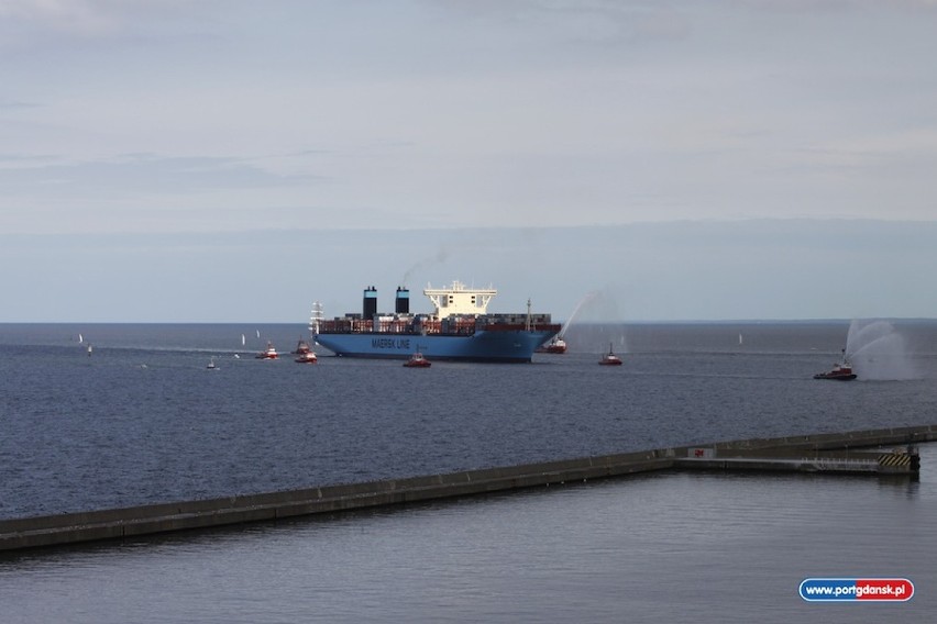 Maersk Mc-Kinney Møller już w Gdańsku [zdjęcia, wideo]