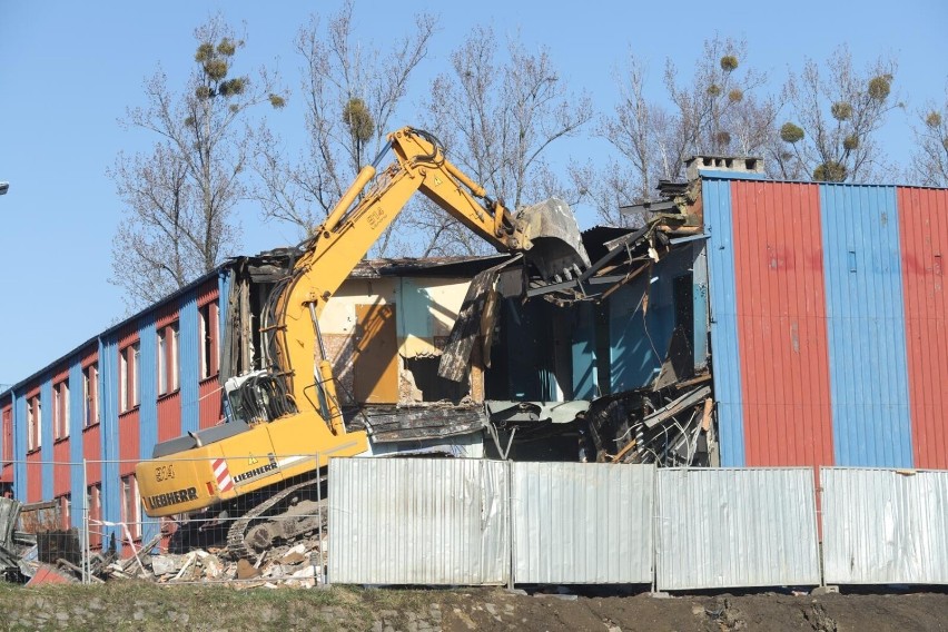 Budynek klubowy na stadionie Polonii Bytom został zburzony...