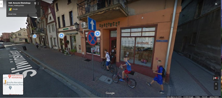 Poniec i jego mieszkańcy na Google Street View. Rozpoznajecie siebie lub swoich znajomych? [ZDJĘCIA] 