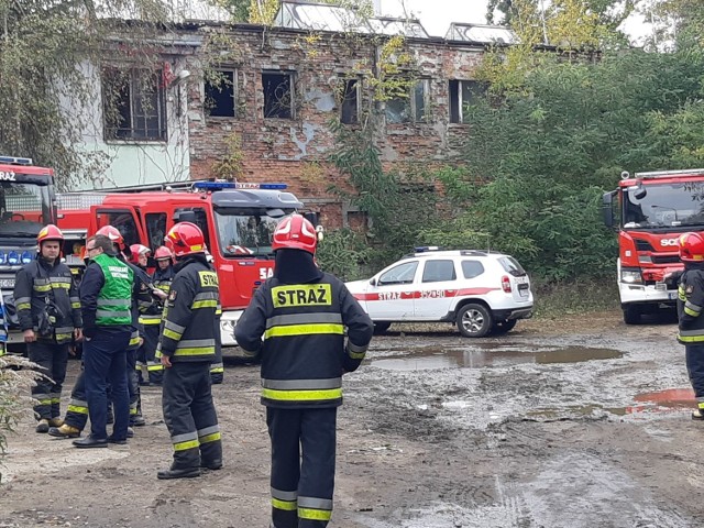 W październiku na działce przy ulicy Filomatów doszło do wycieku