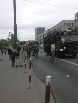 Parada studentów sunęła dziś Marszałkowską w Warszawie