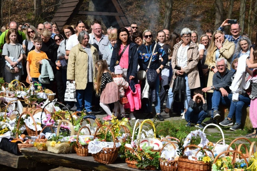 Święconka wielkanocna na Cichej Polanie w Górach Opawskich