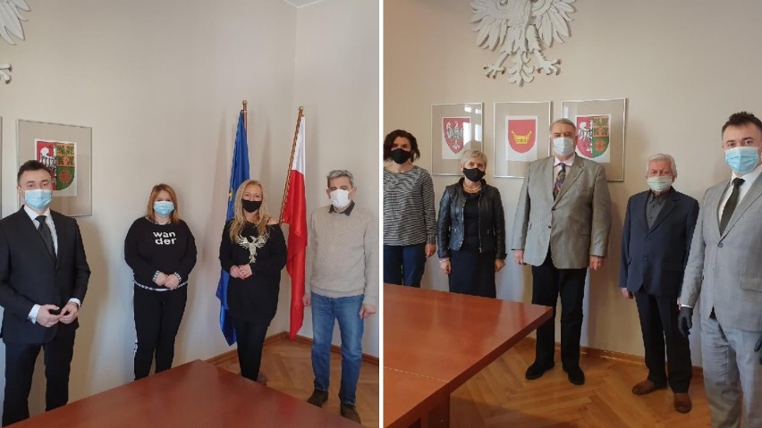 Nowy Tomyśl. Burmistrz spotkał się z przedstawicielami Związku Kombatantów RP oraz nowotomyskimi plecionkarzami