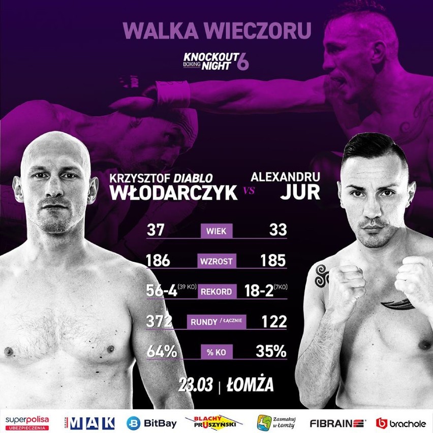 Knockout Boxing Night 6 w Łomży. Zbliża się walka Diablo vs Jur