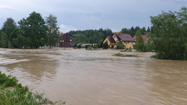 Powódź w Birczy.