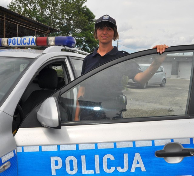 Mł. asp. Gabriela Moskal rozpoczęła służbę w policji 4 grudnia 2006r.