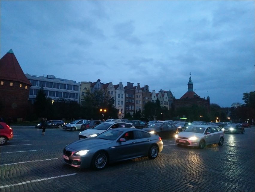 Samochodowy protest w Gdańsku, 30.10.2020