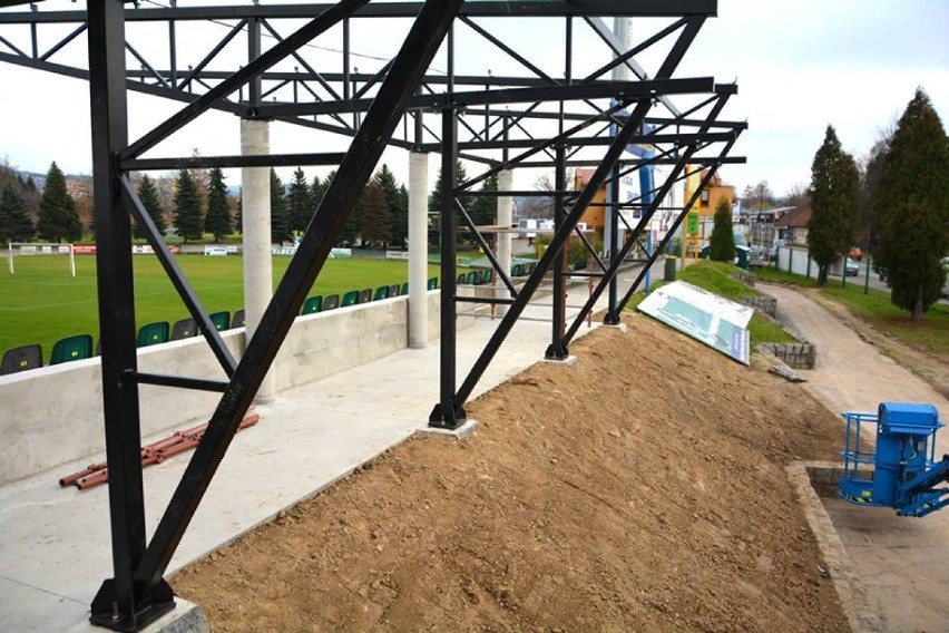 Zmiany na stadionie Sandecji Nowy Sącz [ZDJĘCIA]