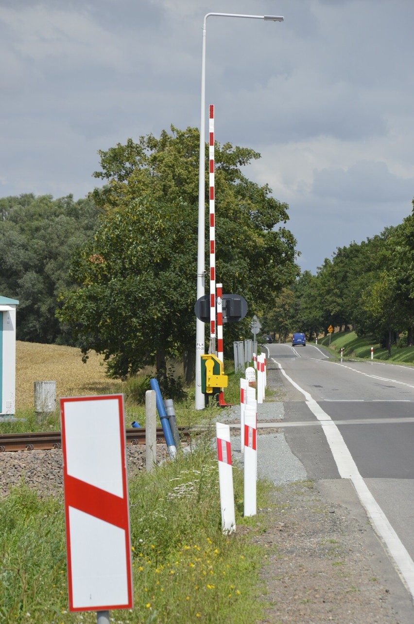 Przejazd kolejowy w Koniecwałdzie