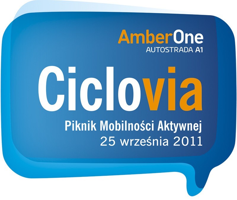 Ciclovia AmberOne - Piknik Mobilności Aktywnej 25 września na autostradzie A1
