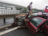 Wypadek na Trasie Zamkowej w Szczecinie. Cztery osoby poszkodowane