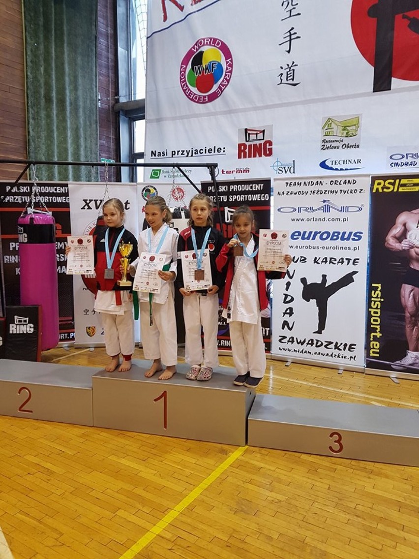 Pięć medali Pleszewskiego Klubu Karate na Turnieju Rada Regentów, który odbył się w Zawadzkiem