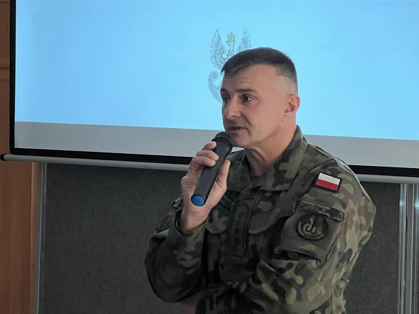 ZSP 1 w Radomsku: Paweł Kałdoński zachęcał do pełnienia służby w WOT