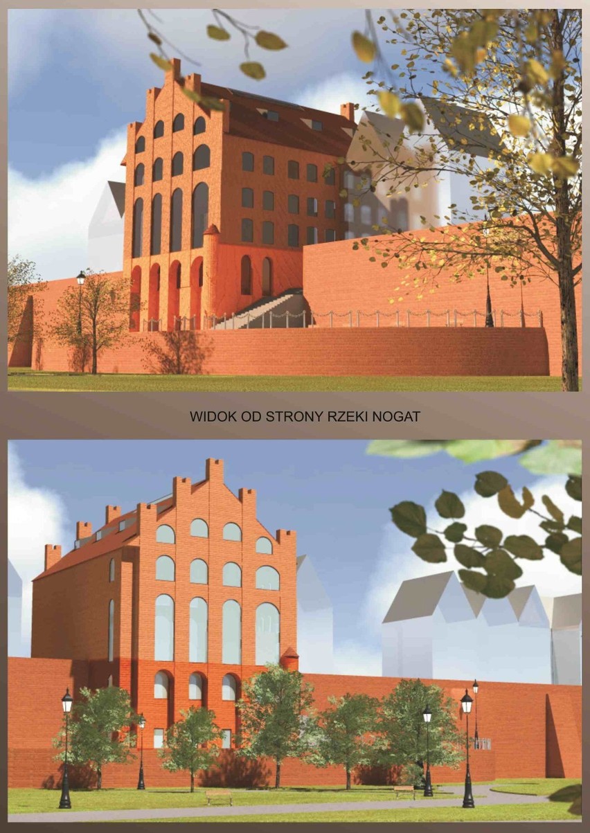 Plac budowy Szkoły Łacińskiej w Malborku na nieco ponad rok przed planowanym zakończeniem inwestycji