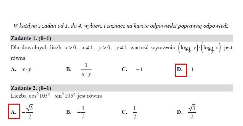 Matura 2019. Matematyka p. rozszerzony - arkusz CKE, odpowiedzi. Matura z matematyki rozszerzenie 9.05.2019 [zadania, rozwiązania]