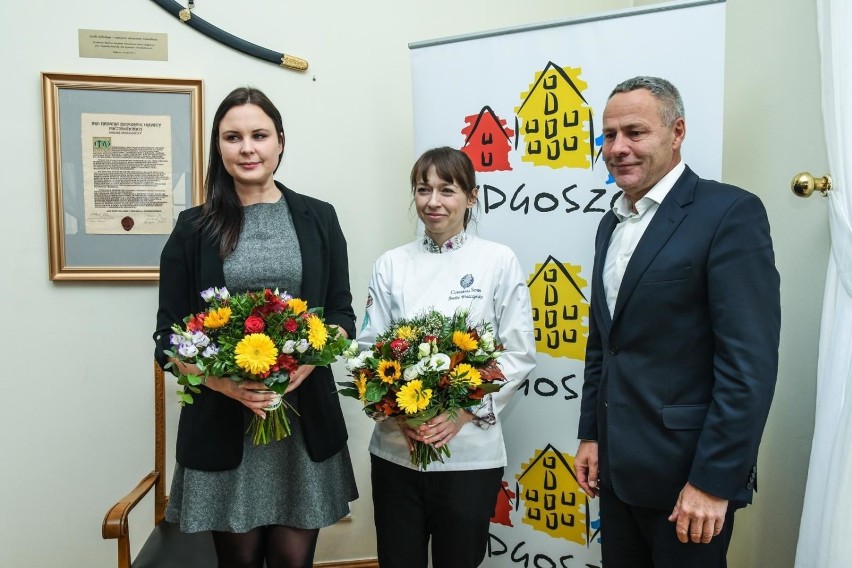 Prezydent Bydgoszczy pogratulował mistrzyni świata w dekorowaniu tortów [zdjęcia]