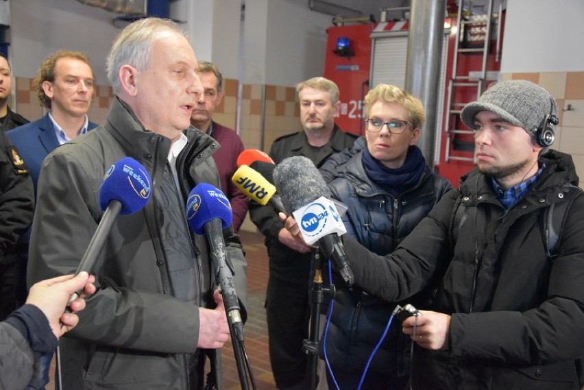 Pożar w Chojnicach 6.01.2020. Konferencja prasowa po tragedii w hospicjum. Nowe informacje na temat pożaru [zdjęcia, wideo]