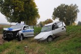 Wypadek w Czułczycach - Kolonii. Kierowca, który zderzył się radiowozem był pijany