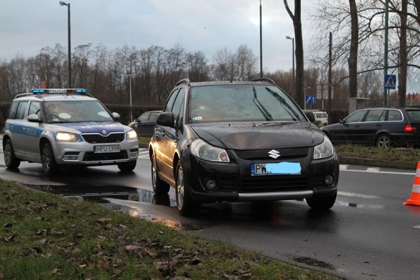 Potrącenie pieszej na oznakowanym przejściu dla pieszych w Wolsztynie