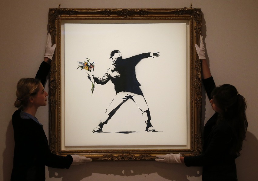 Jedna z prac Banksy'ego
