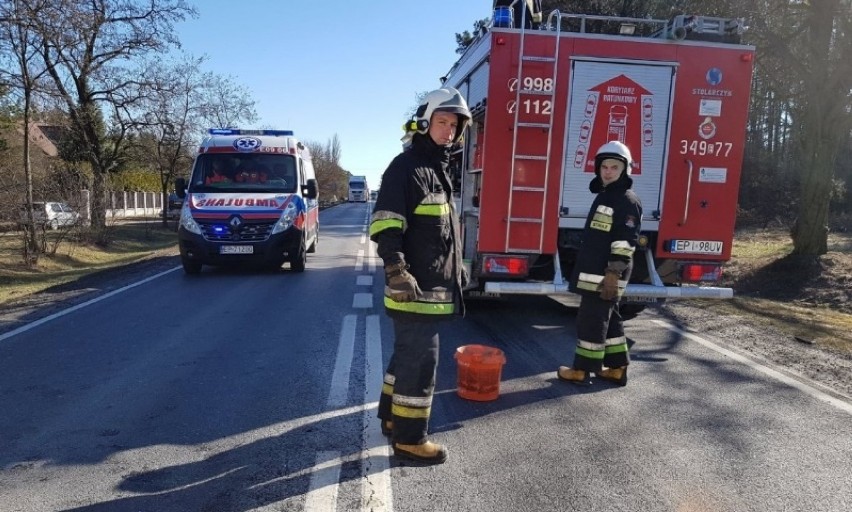 Wypadek na DK 12 we Włodzimierzowie. Zderzyły się dwa...