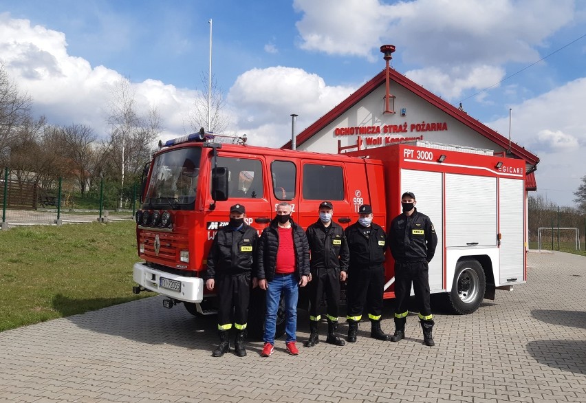 Jednostka Ochotniczej Straży Pożarnej w miejscowości Wygiełzów wzbogaciła się o bojowy samochód strażacki