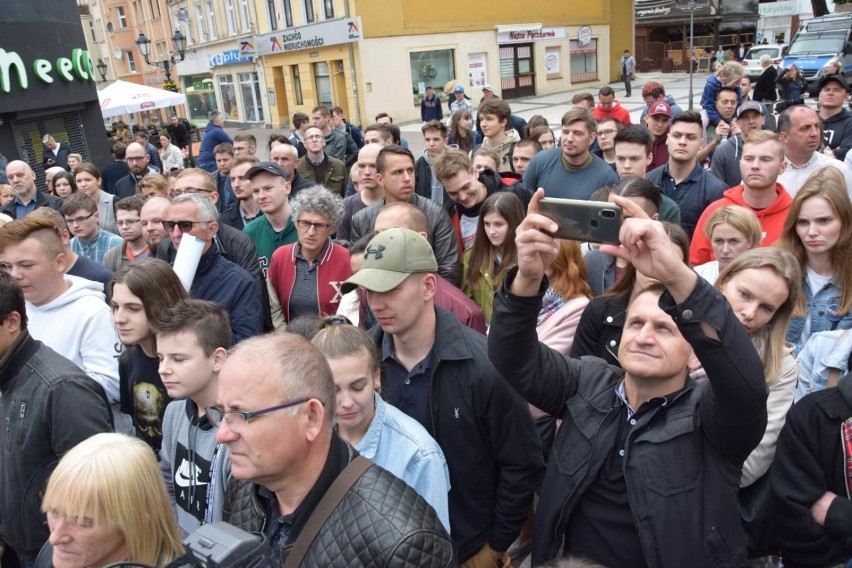 Krzysztof Bosak, kandydat na prezydenta RP, spotkał się w...