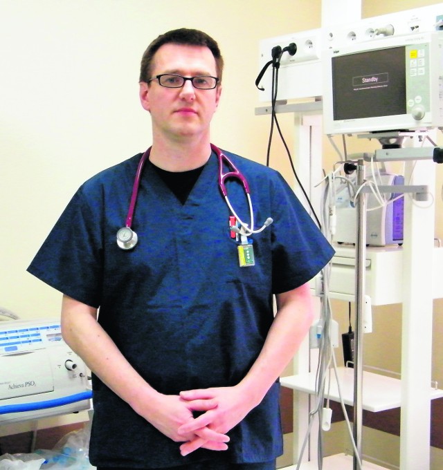 Doktor Witold Żmuda jest ordynatorem oświęcimskiej kardiologii