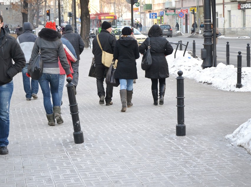 Chodnik przy ul. Lipowej w Lublinie