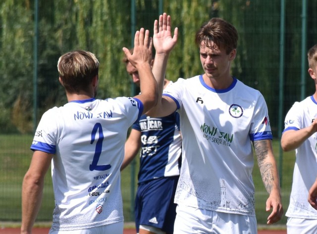 Jedną z bramek dla Gromu w meczu z Bałtykiem Gdynia zdobył Mateusz Borowski.