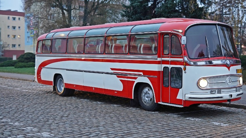 Zabytkowym autobusem po Pile ze Stanisławem Janickim, prowadzącym program "W starym kinie" na pokładzie [ZDJĘCIA]